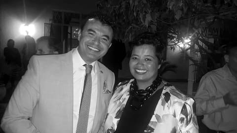 With the US Consul General in Morocco, Her Excellency Ms. Jennifer Rasamimanana