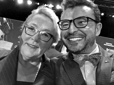 Avec Mme Pauline Marois, ancienne Première ministre du Québec