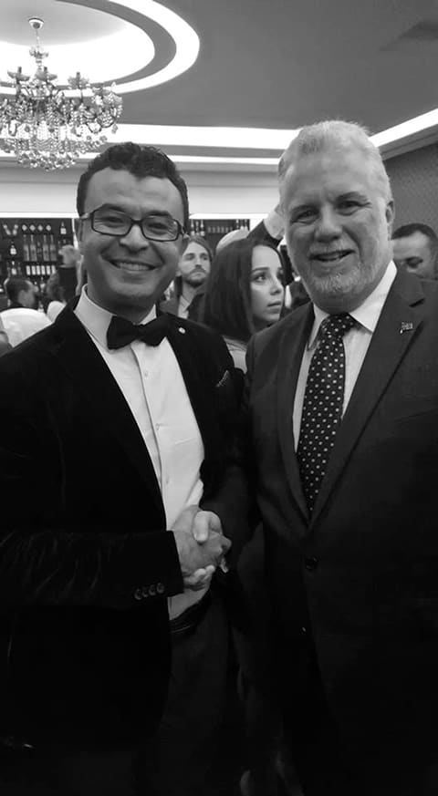 Avec mon prestigieux concitoyen, Son Excellence le Premier ministre du Québec, l'honorable M. Philippe Couillard
