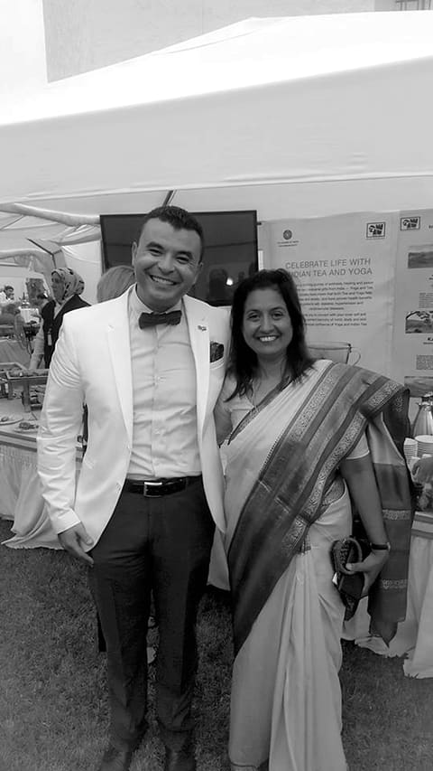 With Her Excellency Dr Kheya Bhattacharya, India Ambassador in Morocco