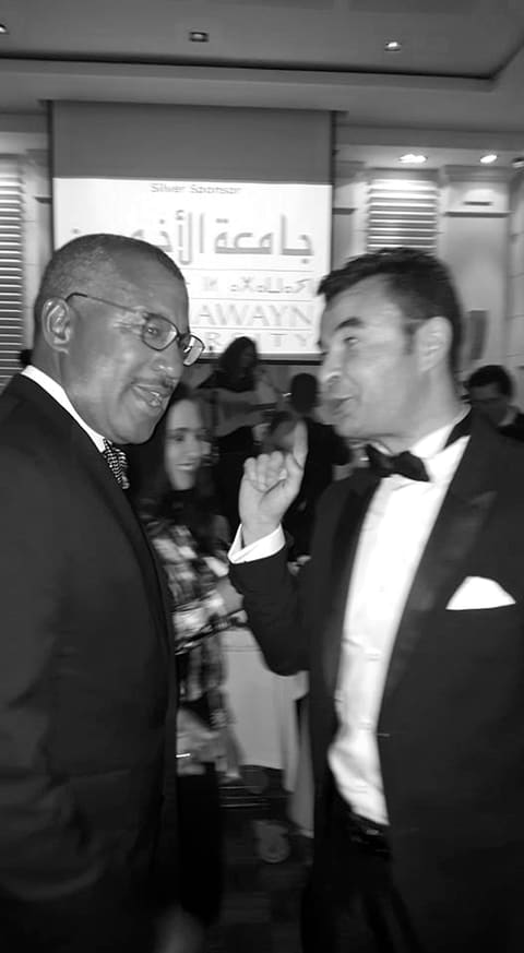 With Mr Dwight Bush, former US Ambassador in Morocco