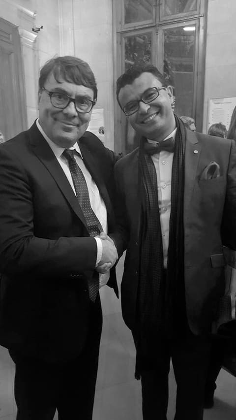 Avec Me Frédéric Sicard, ex-Bâtonnier de l'Ordre des avocats de Paris