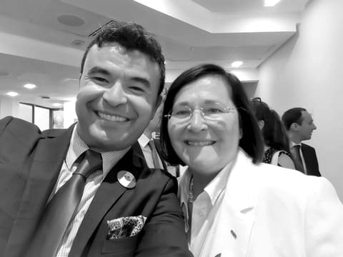 Avec Me Marie-Aimée Peyron, ancienne Bâtonnière du Barreau de Paris