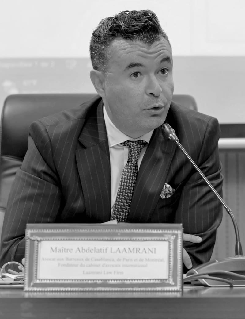Abdelatif Laamrani à la tribune