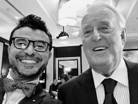 Avec M. Brian Mulroney, ancien Premier ministre du Canada