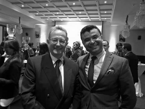 Avec Son Excellence M. Marc Trenteseau, Ambassadeur de Belgique et du Luxembourg au Maroc