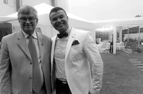With His Excellency the Russian Ambassador in Morocco, Mr Valéry Vorobiev — С Его Превосходительством послом России в Марокко Валери Воробьев